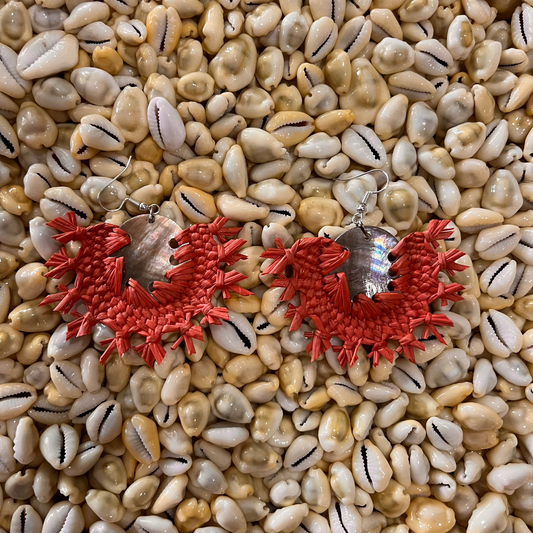 Coral Rito Earring