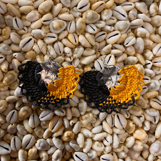 Black & Yellow Rito Earring