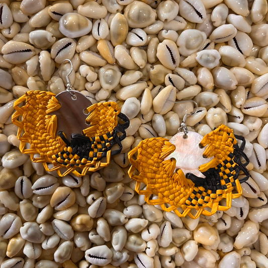 Black & Yellow Rito Earring